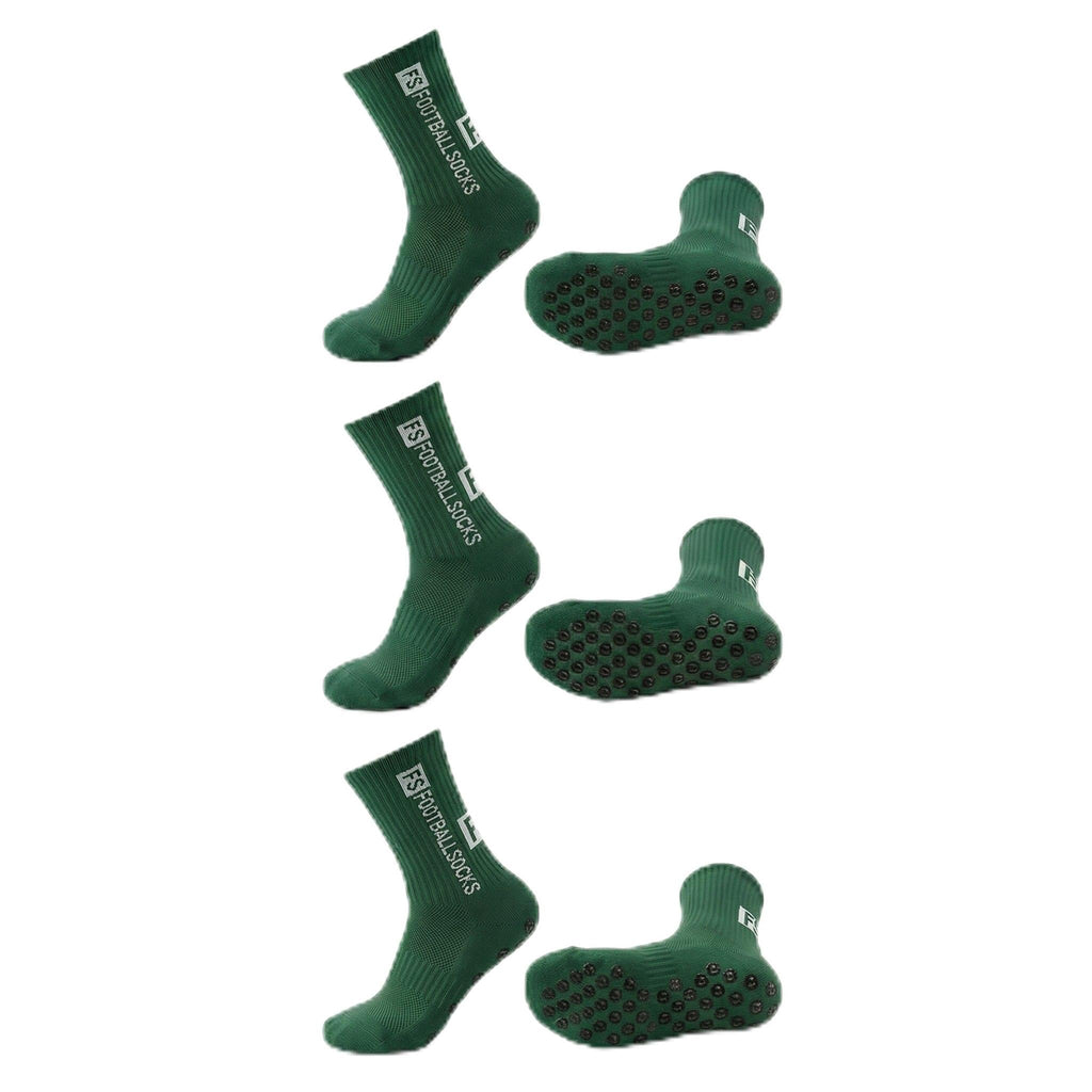 3 Paar Fußballsocken Unisex – Atmungsaktive Sportsocken, für Fußball, Basketball, Laufen, Radfahren & Tennis