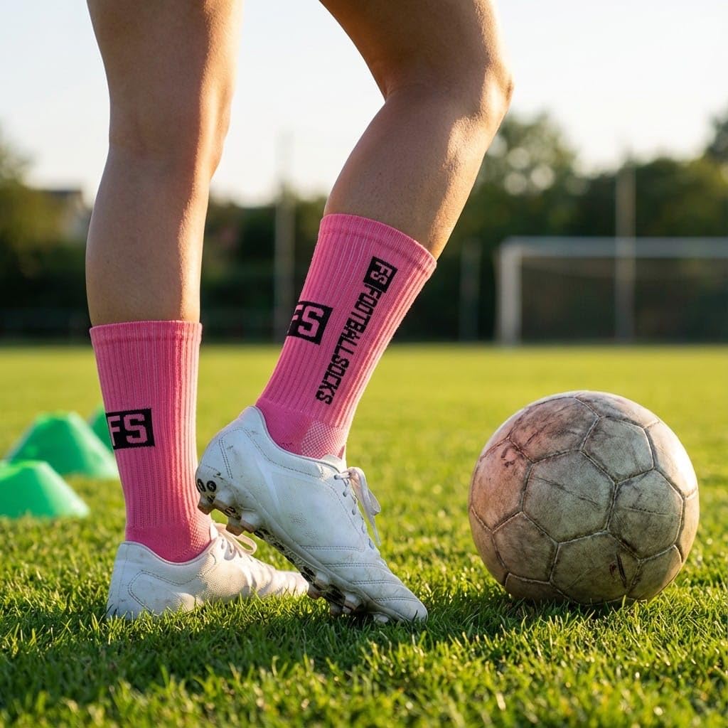3 Paar Fußballsocken Unisex – Atmungsaktive Sportsocken, für Fußball, Basketball, Laufen, Radfahren & Tennis
