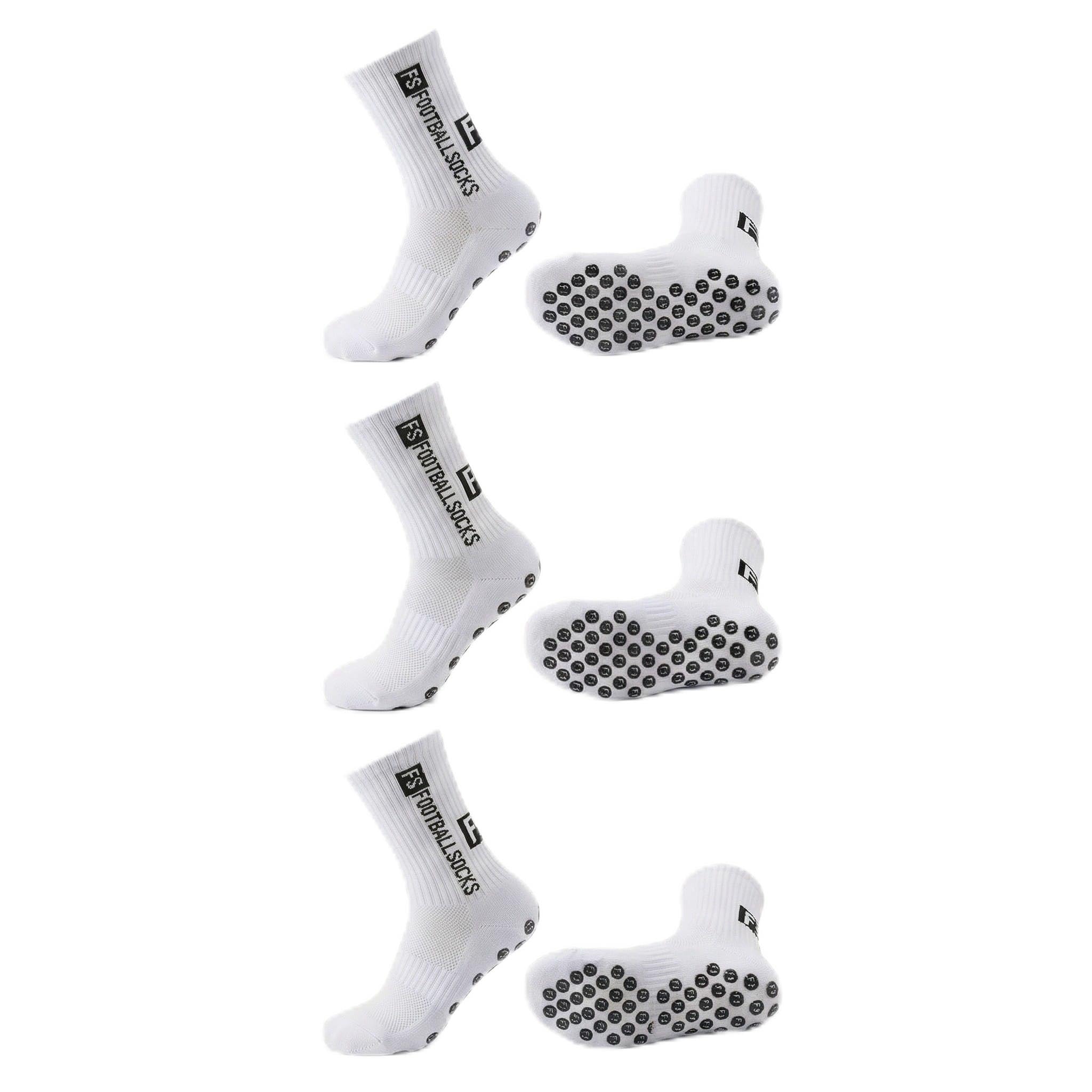 3 Paar Fußballsocken Unisex – Atmungsaktive Sportsocken, für Fußball, Basketball, Laufen, Radfahren & Tennis
