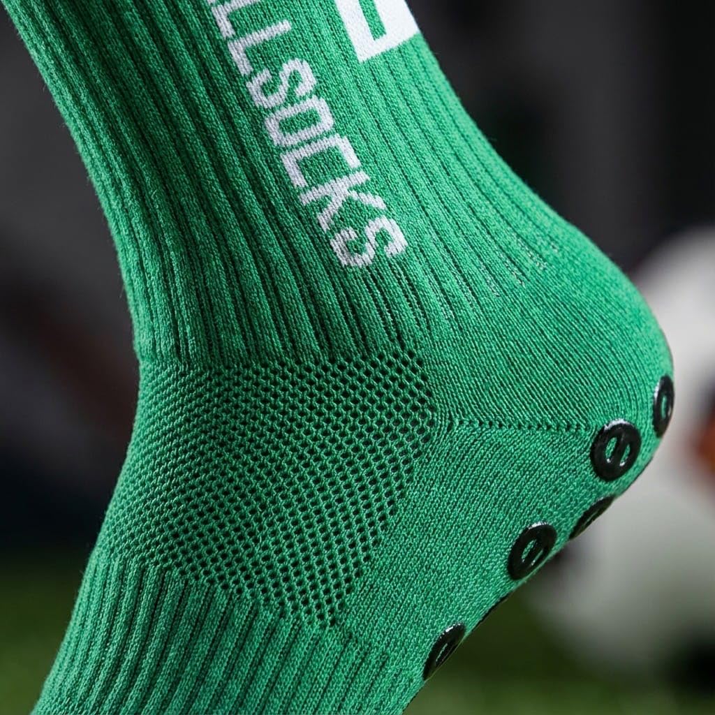 3 Paar Fußballsocken Unisex – Atmungsaktive Sportsocken, für Fußball, Basketball, Laufen, Radfahren & Tennis