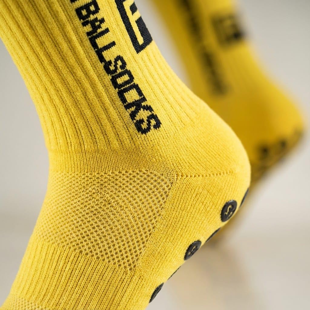 3 Paar Fußballsocken Unisex – Atmungsaktive Sportsocken, für Fußball, Basketball, Laufen, Radfahren & Tennis