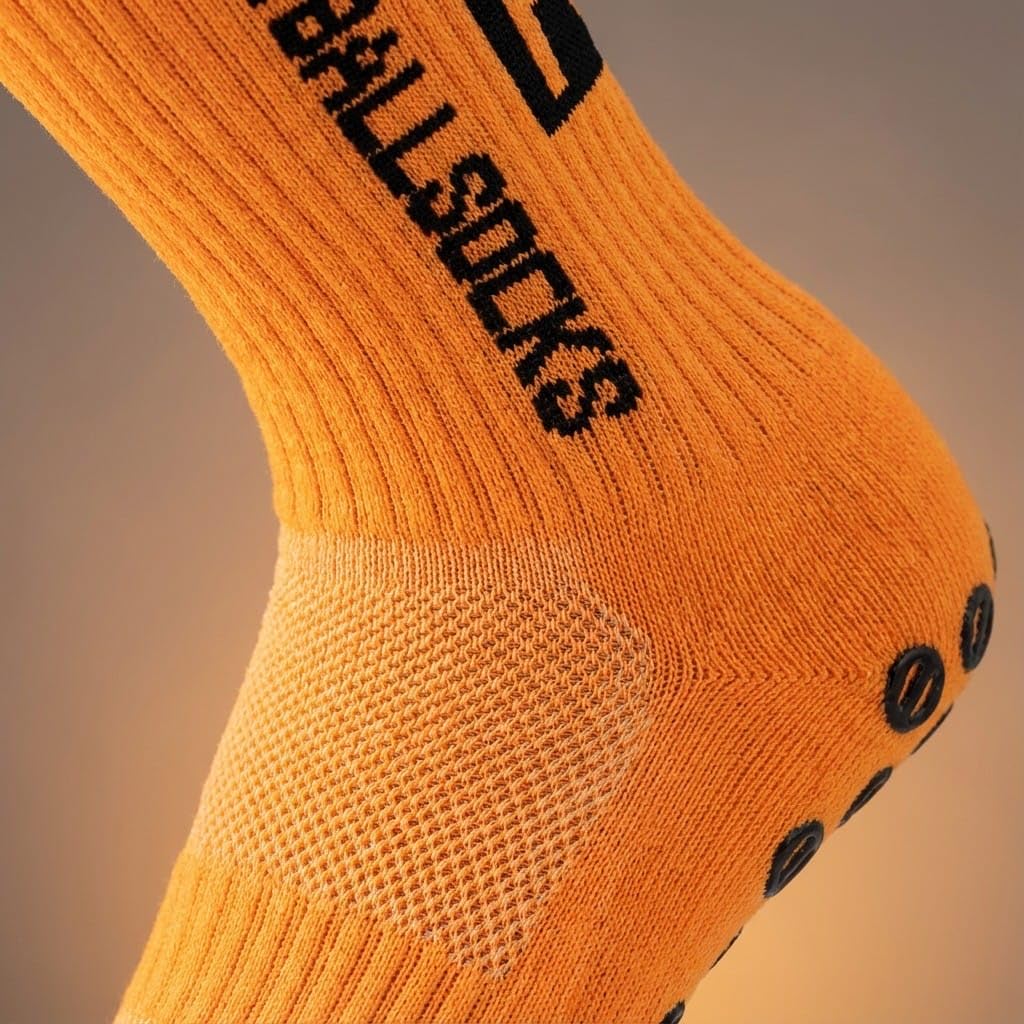 3 Paar Fußballsocken Unisex – Atmungsaktive Sportsocken, für Fußball, Basketball, Laufen, Radfahren & Tennis