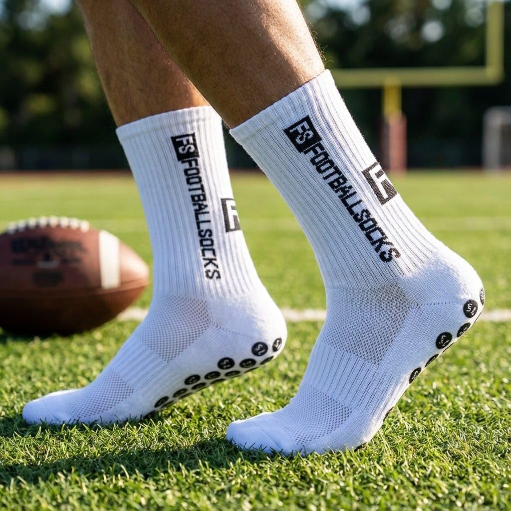 3 Paar Fußballsocken Unisex – Atmungsaktive Sportsocken, für Fußball, Basketball, Laufen, Radfahren & Tennis