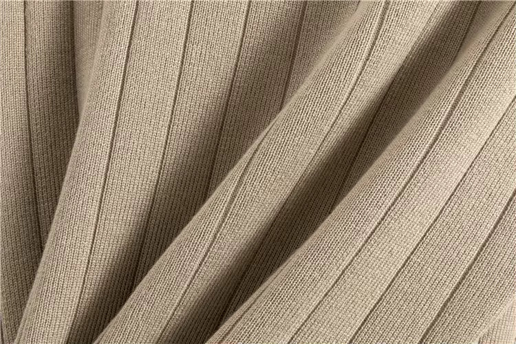 Damen Strickset, 3-teilig – Cardigan, Weste und Hose mit weitem Bein